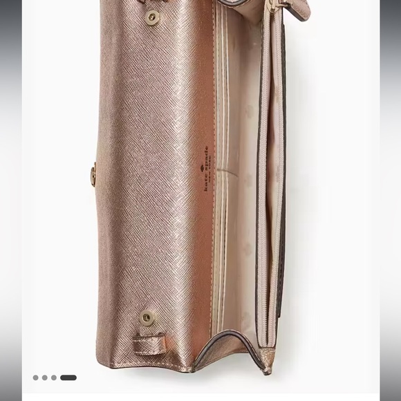 Kate Spade Tinsel Rose Gold Crossbody Bag - Picture 2 of 6